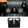 Center Console+Air Vent Panel Cover Trim Bezel For Chevy Camaro 2011-2015 Black