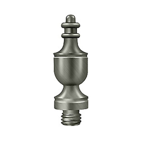 1-3/8" Height Urn Tip Decorative Finials For Hinges Antique Nickel