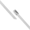 100 PCS Stainless Steel Cable Ties,Metal Self-Locking Cable Zip Ties (200mm)