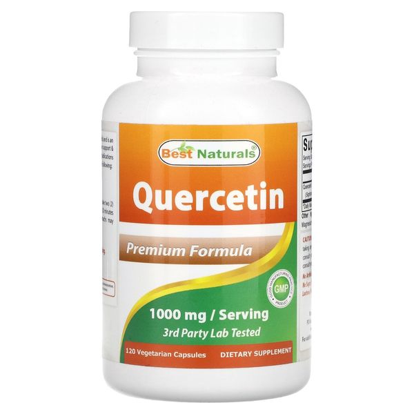 Quercetin, 120 Vegetarian Capsules (500 mg per Capsule)