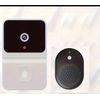 Smart WiFi Doorbell with Built-in Battery - Wireless Security Camera Gray Color