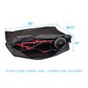 NOVA Medical Products Extra-Large Carry & Travel Bag for Rollator Walkers & Transport Chairs, Black, 1 Count