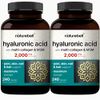 NatureBell 2 Pack Hyaluronic Acid Supplements 2000mg | 480 Total Capsules, with MSM & Multi Collagen – 3 in 1 Support – Skin Hydration, Joint Lubrication, Hair, and Eye Health