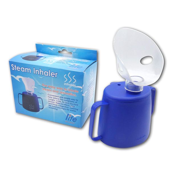 Life Healthcare Steam Inhaler Cup Easy to Use for Colds, Flu and Blocked Noses. Suitable for Kids and Adults, 143 g