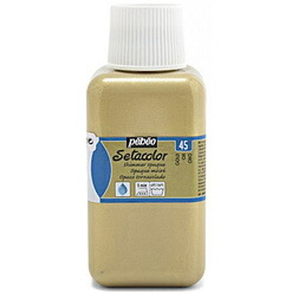 Other manufacturers Water-based acrylic paint for fabrics, opaque shimmer color, 250ml, Setacolor, Gold, 296045