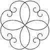 Quilting Creations Scroll Motif Quilt Stencil, 7"