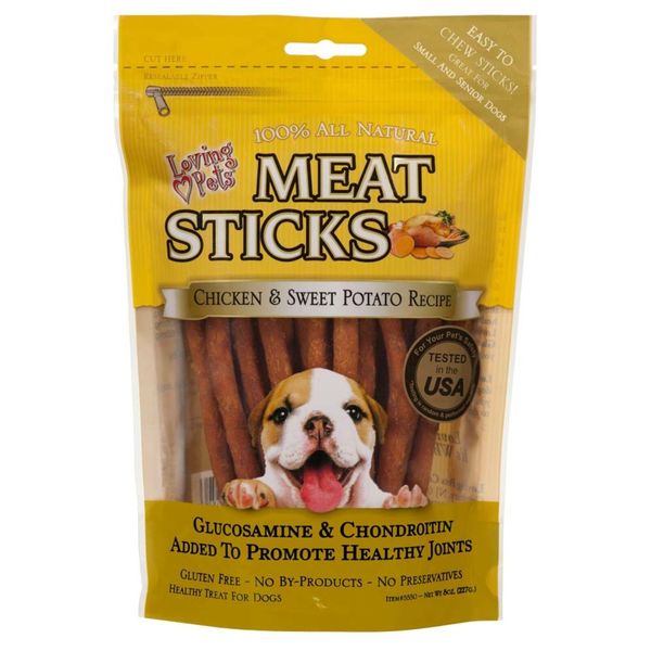 Loving Pets Meat Sticks Dog Treats Chicken & Sweet Potato 1ea/8 oz