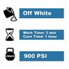PC Products PC-Pool Epoxy Putty, Moldable 4oz Stick, Off White 41116
