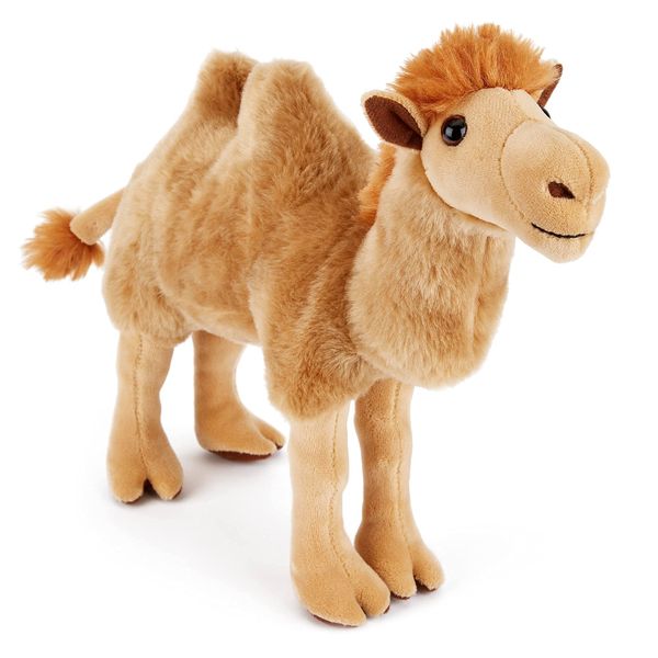 Zappi Co Plush Children's Stuffed Soft Cuddly Plush Toy-Part of Safari Animals Collection, Perfect for Kids (26cm Height)(Bactrian Camel)