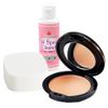 Aimedia Cream Foundation with Puff Cleaner, Emulsion, Light Beige, Prussian Foundation, Pink Beige, For Puff and Sponge Detergent, Moisturizing, Glossy, Glossy Skin, High Cover, Autumn and Winter, Cosmetics, Cosmetics