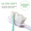 EasyHonor Extra Soft Toothbrush for Sensitive Gums, Micro Fur Manual Toothbrush with 20000 Soft Floss Bristle for Pregnant Women, Elderly, Braces and Gum Recessions, Protect Fragile Gums (6 Pack)