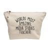 Flox Creative Makeup Bag Amazing Media Studies Teacher Natural
