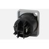 (2) Two Original NEUTRIK NAC3MPB-1 PowerCON Out Grey Chassis Panel Mount Power
