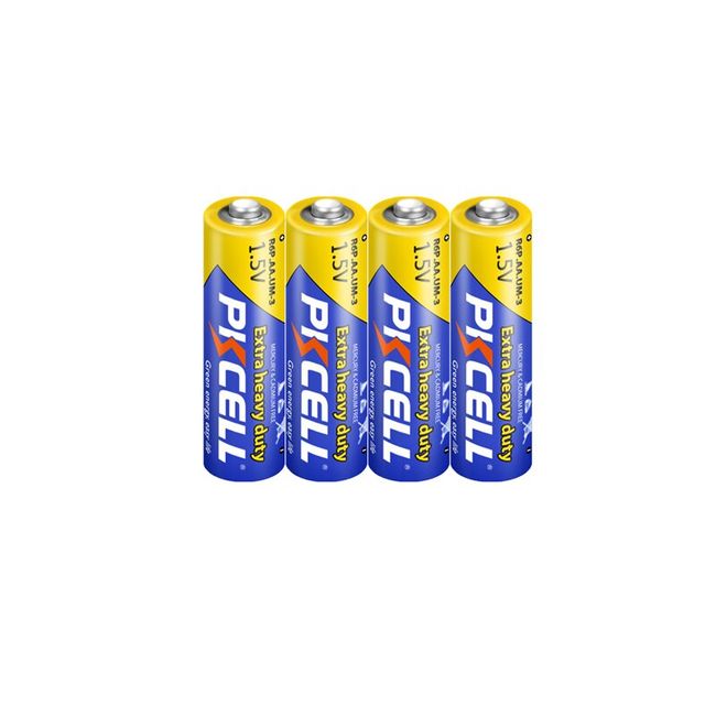 China AA R6P 1.5V Carbon Zinc Batteries Non-rechargeable Double A Battery  For Flashlight Manufacture and Factory