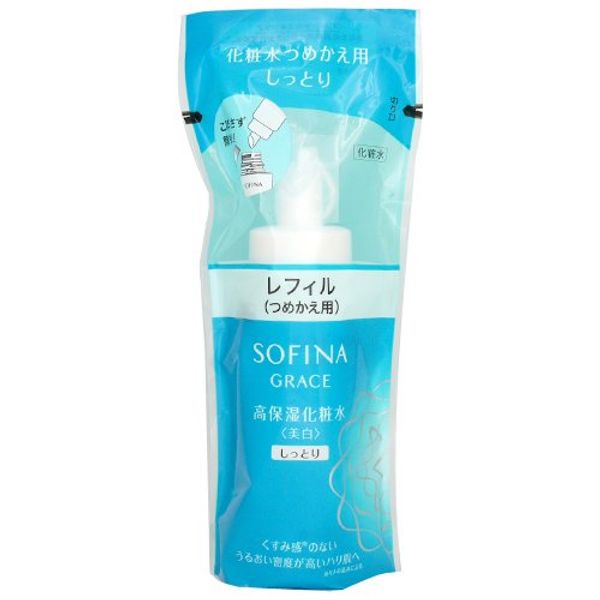 Kao Grace Sofina High Moisturizing Lotion, Whitening, Refill, Moisturizing, 4.1 fl oz (130 ml)