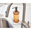 iDesign Refillable Liquid Soap Dispenser – York Collection – Sand Spinner, Clear