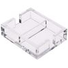 Caspari Acrylic Bridge Playing Card Decks Holder, Clear, 1 Count