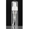 JUVITUS 1.7 oz Clear Travel Plastic Refillable Foamer Pump Bottle (6 Pack)