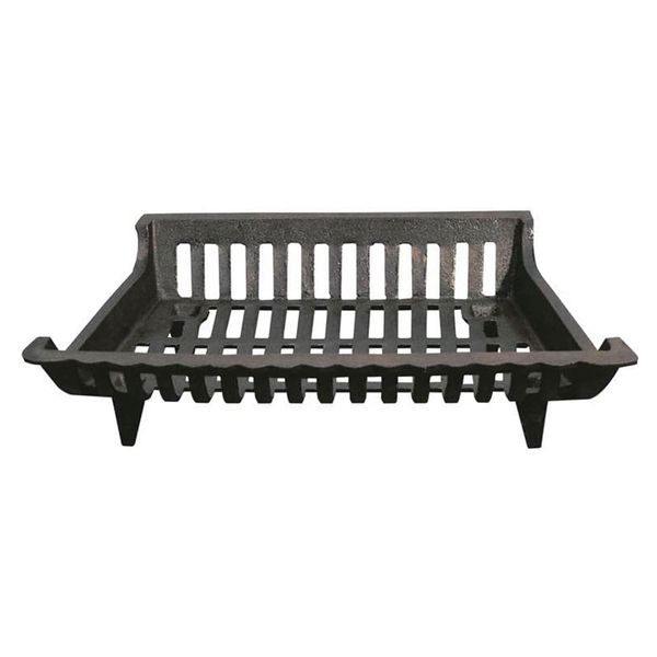 18 Inch Cast Iron Fireplace Grate for Fireplace Log Carriers and Holders, Hom...