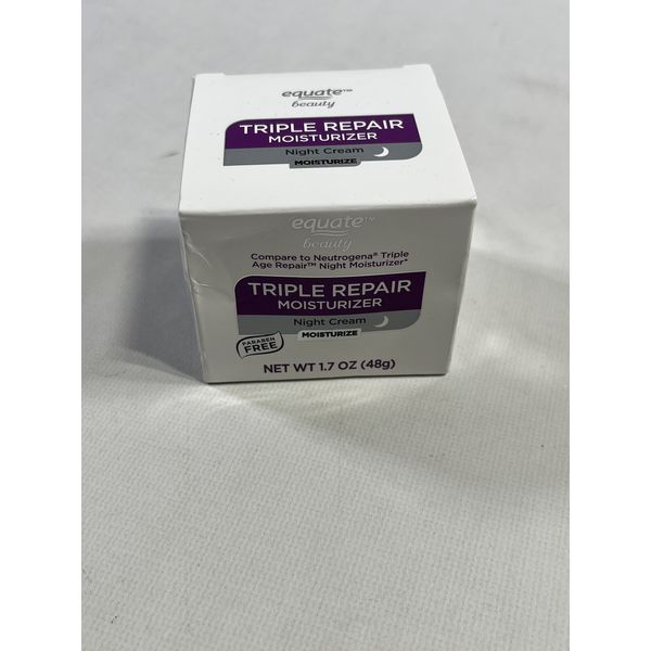Equate Beauty Triple Repair Moisturizer Night Cream NEW