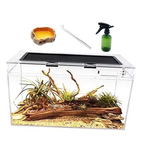 Reptile Terrarium,10 Gallon Reptile Tank,for 20" x 10"x 11"