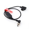 DRRI 12V Regulated D-Tap to Locking Right-Angle DC Cable for Blackmagic Design ATEM Mini switcher