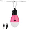 EverBrite Rechargeable Camping LED Bulb Pink 3 Lighting Modes USB LED Tent Light