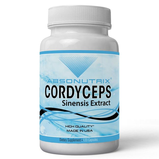 Absonutrix Cordyceps Sinensis 120 1000mg Antioxidant Energy Endurance Stamina