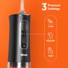 Bitvae Water Dental flosser for Teeth, Cordless Water Teeth Cleaner Picks, IPX7 Waterproof Water Flosser, 3 Modes 6 Jet Tips, USB Rechargeable Water Dental Picks for Cleaning, Black