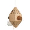 GreenBird Eco Friendly Nesting Material Holders with Natural Fibers, 4 Pack