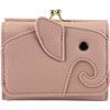 Liz Days Women's Mini Wallet, Elephant, Trifold Wallet, Compact, beige