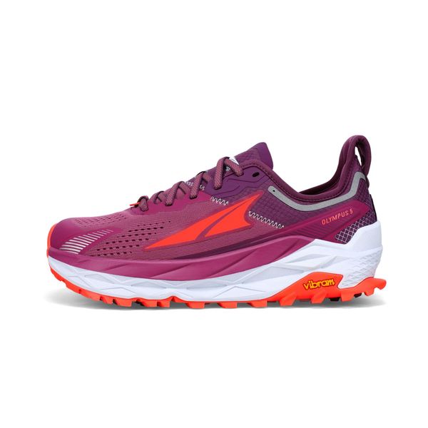 ALTRA Women's Olympus 5 Trail Running Shoe Purple/Orange