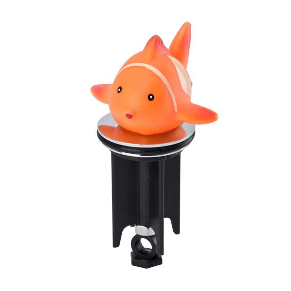 WENKO 21455100 Waschbeckenstöpsel Pluggy 3D Clown Fish