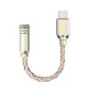 3APLUS Conversion Cable, Audio Cable, Type-C (Male) to 3.5mm (Female) Earphone Jack Conversion Single Crystal Copper OCC