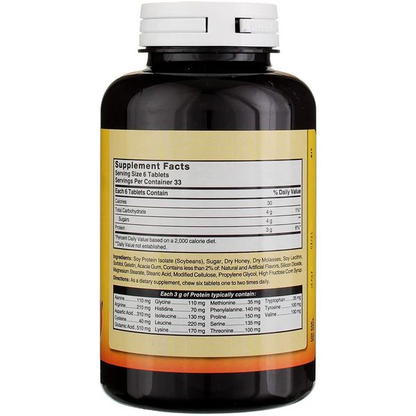 Natures Blend Protein Tablets Honey Flavor 200 Tablets