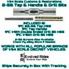 2-56 Tap & Handle & Drill Bits For 1/64 Custom Restoration Hot Wheel & Other