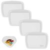 Pill Case, Pack of 4, Small, Medicine Case, Silicone, Supplement Case, Portable, Small, Slipping Case, Simple, Supplement, Cute, Medicine Pouch (White)