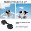 10x42 Optics Binocular Caps, Objective Lens Caps Rubber Waterproof Binoculars Protective Covers for Compact Binoculars