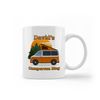 iCaseDesigner Personalised Campervan Ceramic Mug. Multiple Colour, Window & PopTop Combinations. Any Name and Message