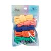Scunci Soft Tween Ponytailers in Zip Pouch, Assorted Colors, 20-Pieces