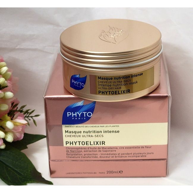 PHYTO PHYTOELIXIR Intense Nutrition Mask ULTRA DRY HAIR 200 ml / 6.7 oz SEALED