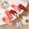 Nail Parts Ribbon Butterfly Bear Flower Gold Bullion 3D 3D Aurora Nail Parts Rhinestone Nail Pearl Cute Nail Art Parts Jewelry Parts Handmade Deco Parts