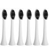 Pursonic Replacement Toothbrush Heads Charcoal Infused Bristles Compatible with Sonicare Electric Toothbrush 6 Pack