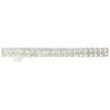 Caravancaravan Automatic Barrette Decorated with Crystal Clear Rhinestone Classic Style