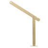 Three  (3) Everbilt Satin Brass Lid Support Hinge Kit