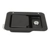 Trailer Paddle Door Lock, Toolbox Handle Rustproof Heavy Duty Wide Application Flush Mount Multipurpose for Trucks for Campers