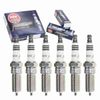 6 pc NGK Iridium IX Spark Plugs compatible with Ford Flex 3.5L V6 2009-2012