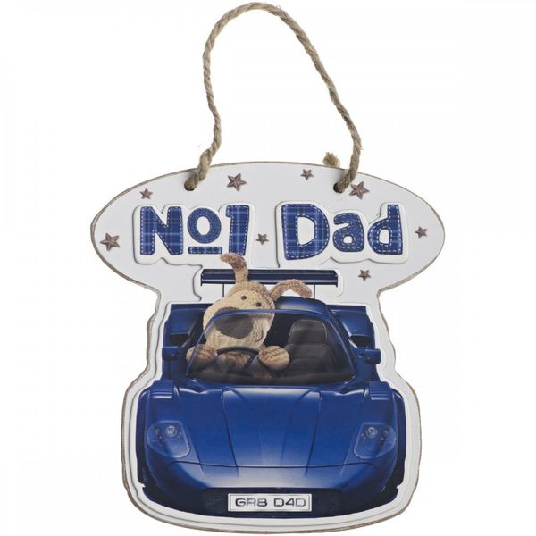 Boofle No1 Dad Wooden Plaque
