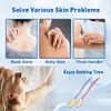 zxbaers 2PCS Shower Brush with Long Handle, Soft Non-Slip Bath Brushes, Back Scrubber for Shower,Suitable for Men and Women
