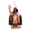 German Christmas Nutcracker Mini Nightwatchman natural colors - 12,0 cm / 5 inch - Authentic German Erzgebirge Nutcrackers - Christian Ulbricht